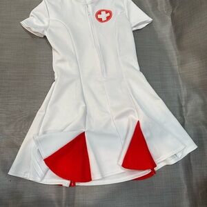 Spirit White and Red Formal Dress